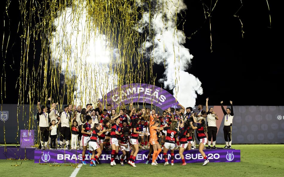 Flamengo vence o São Paulo e conquista o bicampeonato do Brasileiro Feminino Sub-20