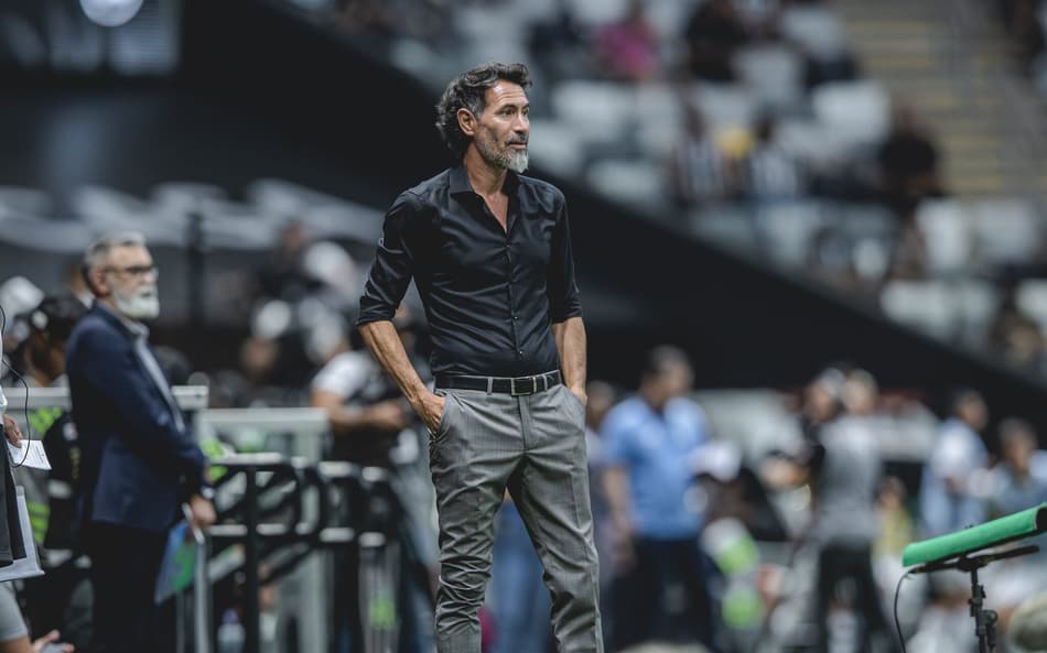 Domínguez em Atlético x Botafogo (Foto: Pedro Souza / Atlético)