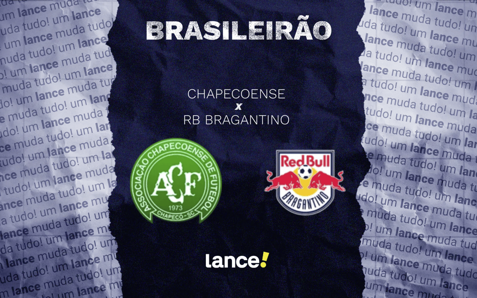 Chapecoense recebe o RB Bragantino pela 14ª rodada do Brasileirão (Foto: Arte/Lance!)