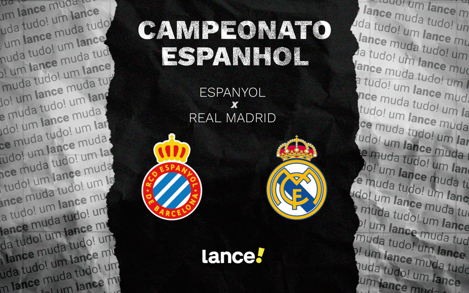 Espanyol e Real Madrid se enfrentam, pela 34ª rodada da La Liga, neste domingo (3)