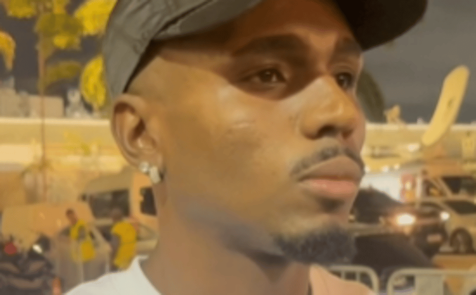 Evertton Araújo chega ao Maracanã para assistir à Seleção Brasileira