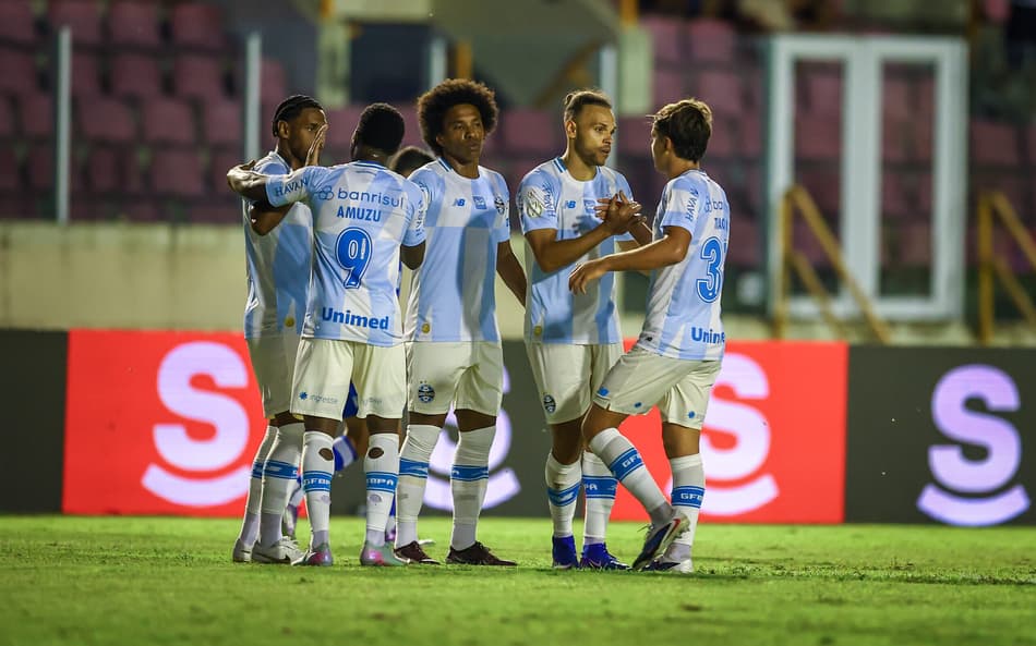 O Grêmio venceu o Confiança-SE pela Copa do Brasil (Foto: LUCAS UEBEL/GREMIO FBPA)