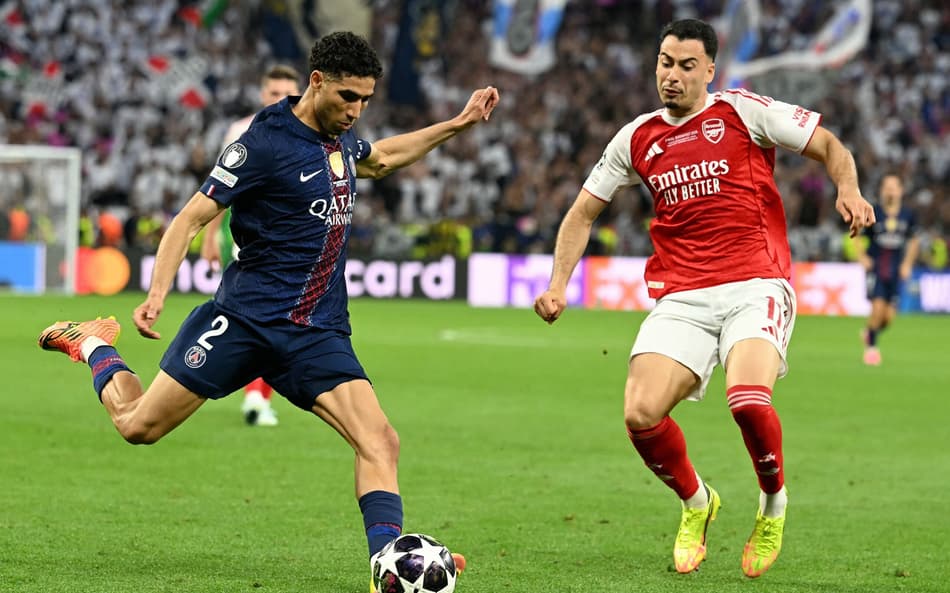 Veja gols de PSG x Arsenal: Havertz abre o placar, e Dembélé empata