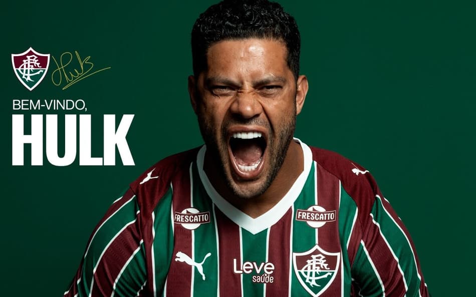 Hulk Fluminense anúncio