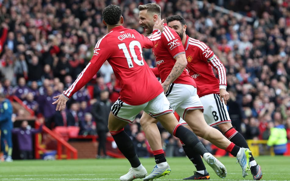 Luke Shaw Matheus Cunha Manchester United Nottingham Forest Premier League