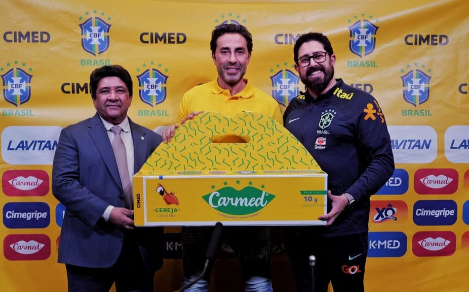 Cimed e CBF possuem acordo desde 2015 (Foto: Divulgação)