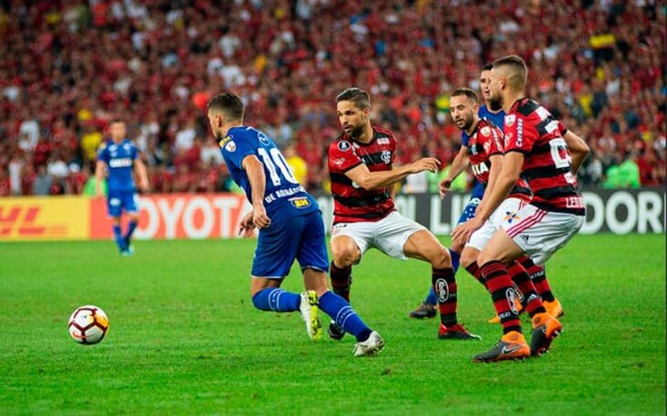 Arrascaeta marcou pelo Cruzeiro contra o Rubro-Negro pelas oitavas da Libertadores antes de se tornar ídolo Flamengo (Foto: Bruno Haddad / Cruzeiro)