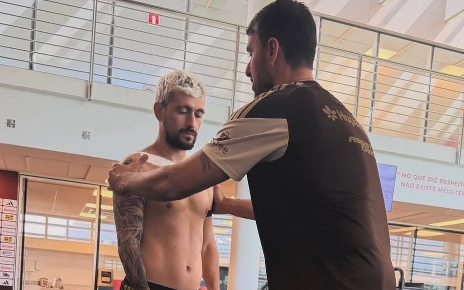 Arrascaeta no Ninho do Urubu, CT do Flamengo (Foto: Reprodução)