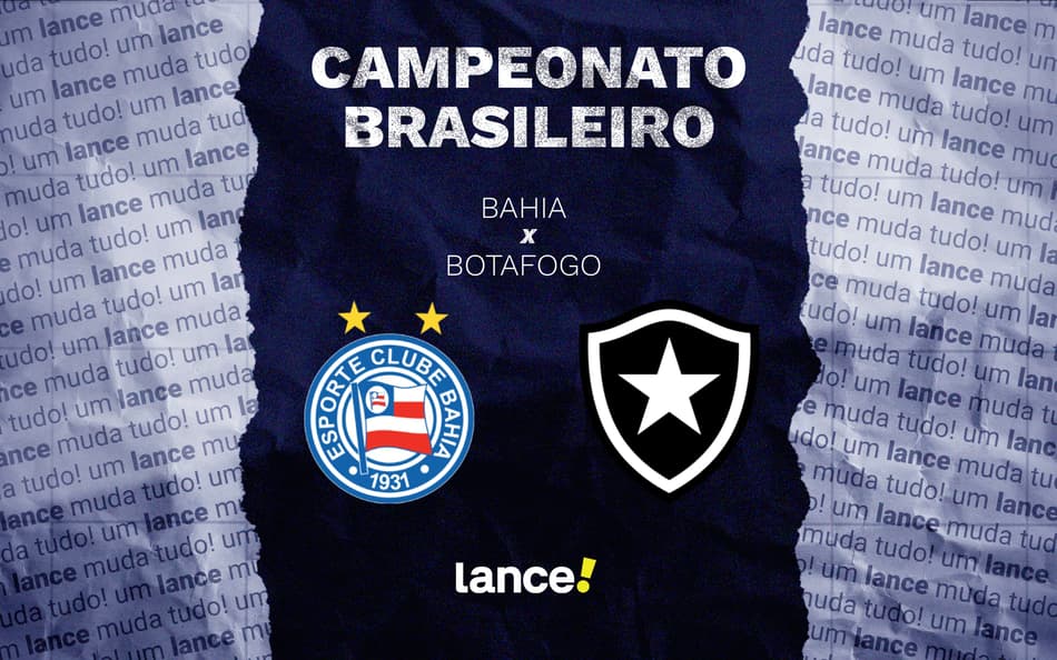 Bahia x Botafogo: onde assistir e prováveis escalações do jogo pelo Brasileirão
