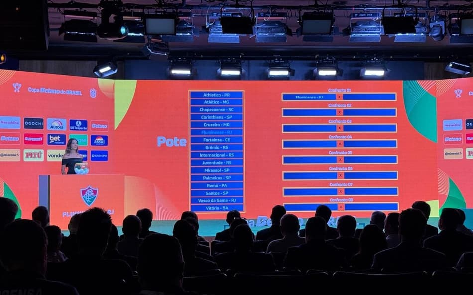 CBF sorteia confrontos das oitavas de final da Copa do Brasil 2026; veja duelos
