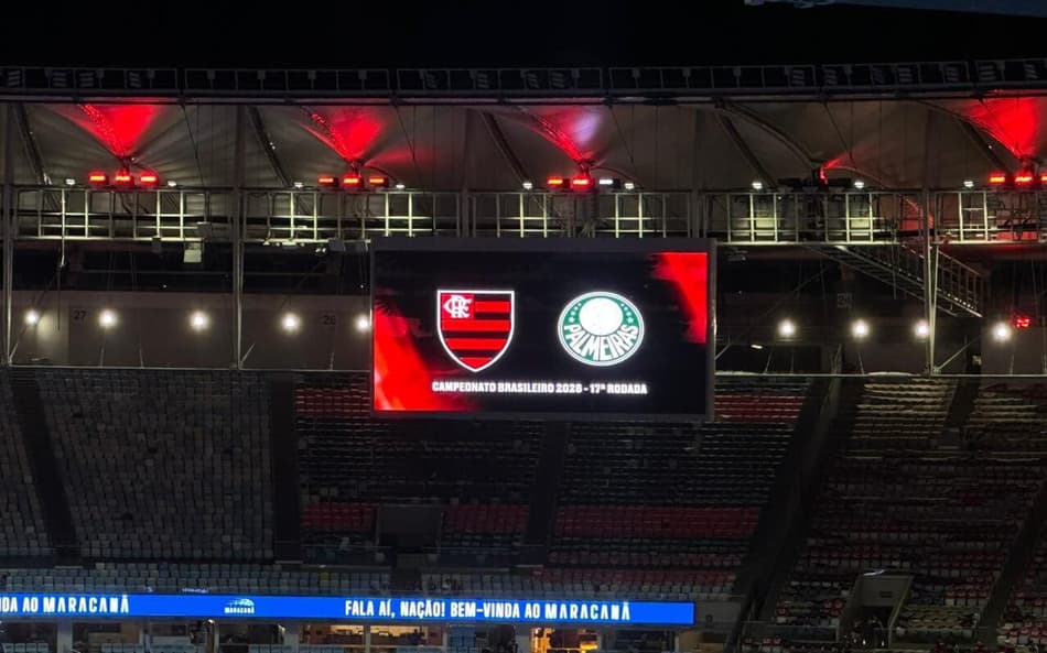 Flamengo x Palmeiras no Maracanã (Foto: Lucas Bayer/Lance!)