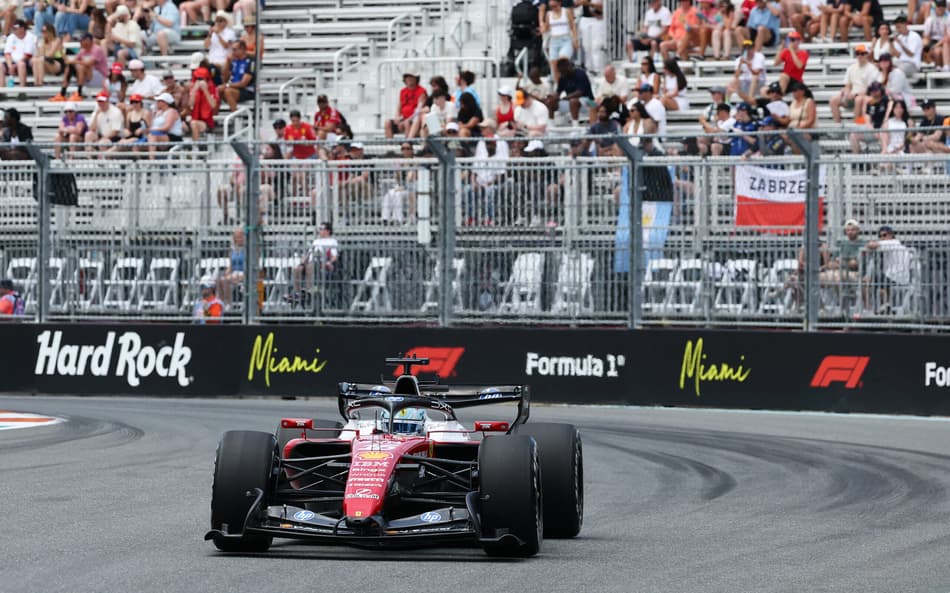 Charles Leclerc no GP de Miami pela F1 2026 (Foto: CHARLY TRIBALLEAU / AFP)