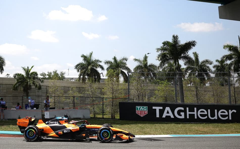 Oscar Piastri no GP de Miami pela F1 2026 (Foto: CHARLY TRIBALLEAU / AFP)