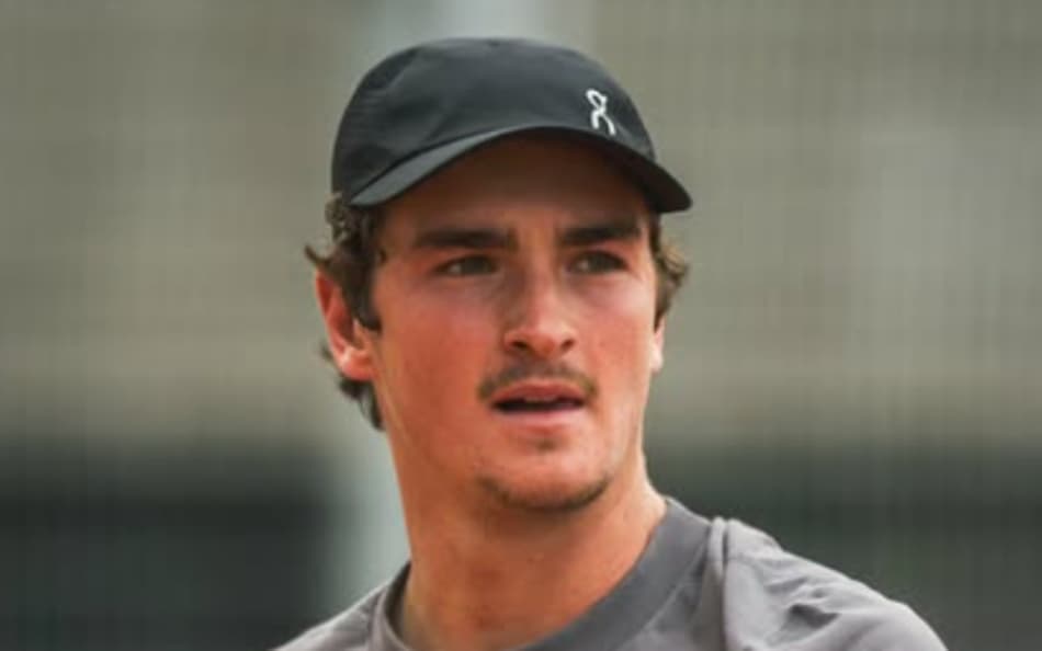 João Fonseca em treino no Masters 1000 de Madri (Foto: Divulgação/ATP)