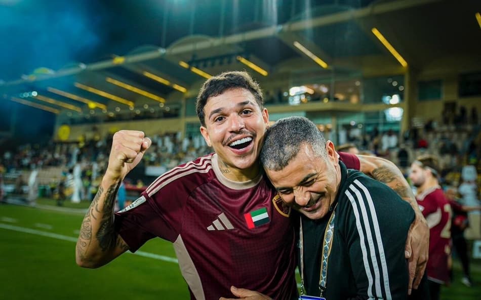 Jadsom em ação pelo Al-Wahda (Foto: Divulgação/Al-Wahda)