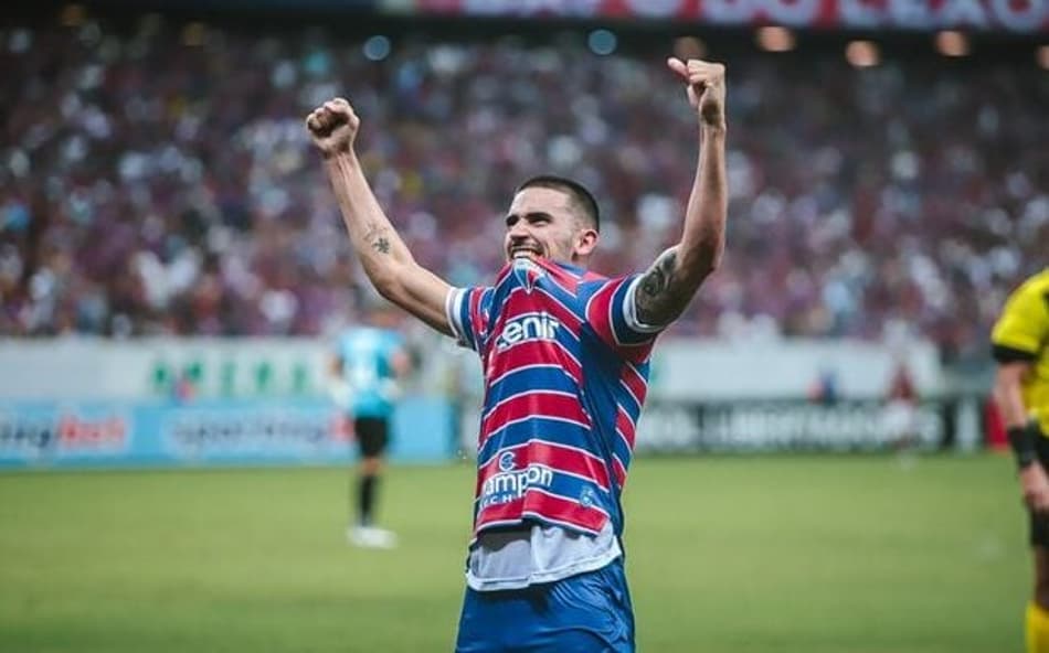 Hoje, Galhardo é atleta do Feira FC, da Bahia (Foto: Mateus Lotif / Fortaleza)
