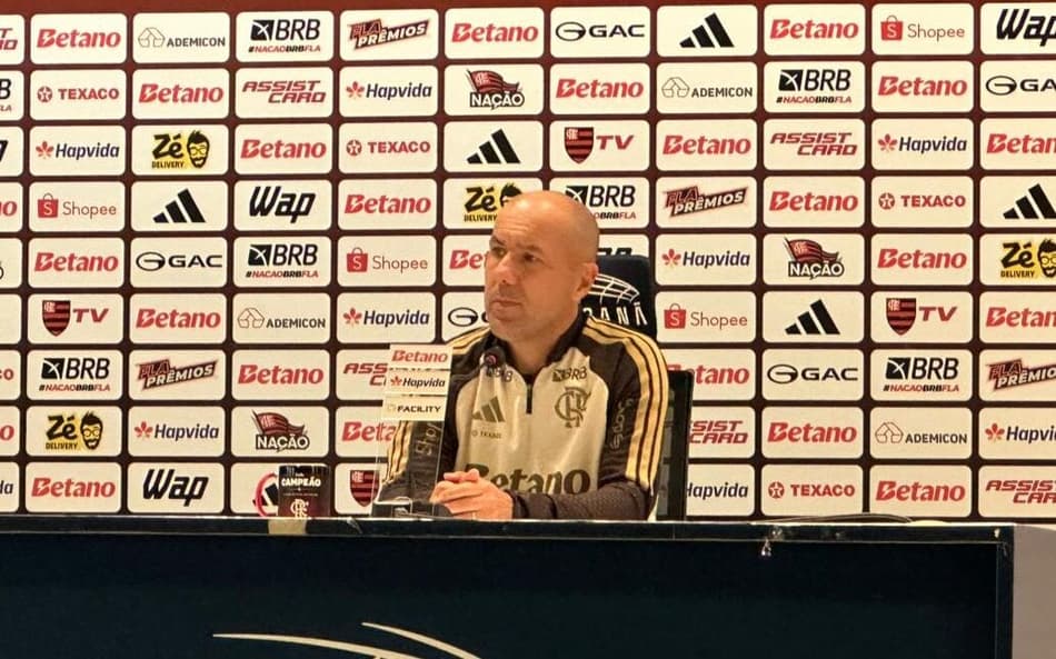 Leonardo Jardim após a derrota do Flamengo para o Palmeiras (Foto: Lucas Bayer/Lance!)