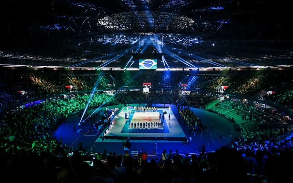 A Arena Nilson Nelson, em Brasília (DF), será uma das sedes da primeira semana da VNL 2026 (Foto: Volleyball World)