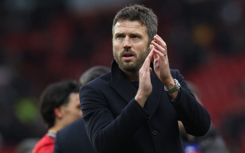 Michael Carrick é o treinador do Manchester United (Foto: Darren Staples / AFP)