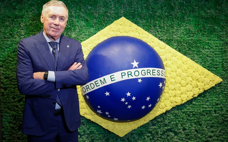 Carlo Ancelotti será técnico da Seleção Brasileira também na Copa do Mundo de 2030