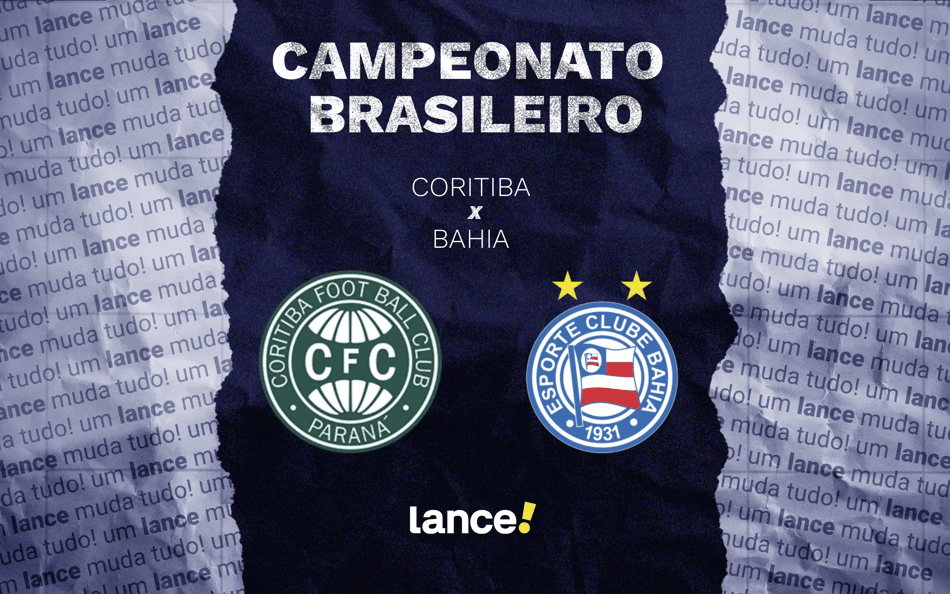 Coritiba e Bahia: onde assistir, horário e prováveis escalações do confronto pelo Brasileirão