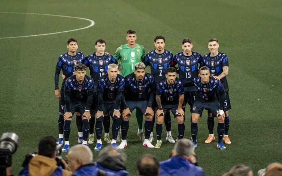 Jogadores do Uruguai nessa Data Fifa (Foto: Divulgação/Uruguai)