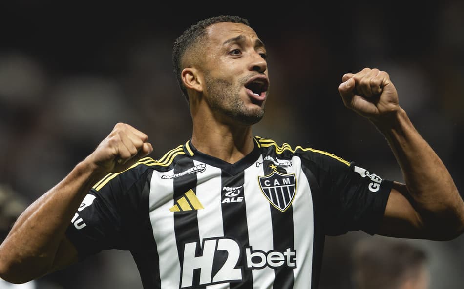 Vitor Hugo comemora gol contra Sport (Foto: Pedro Souza / Atlético)