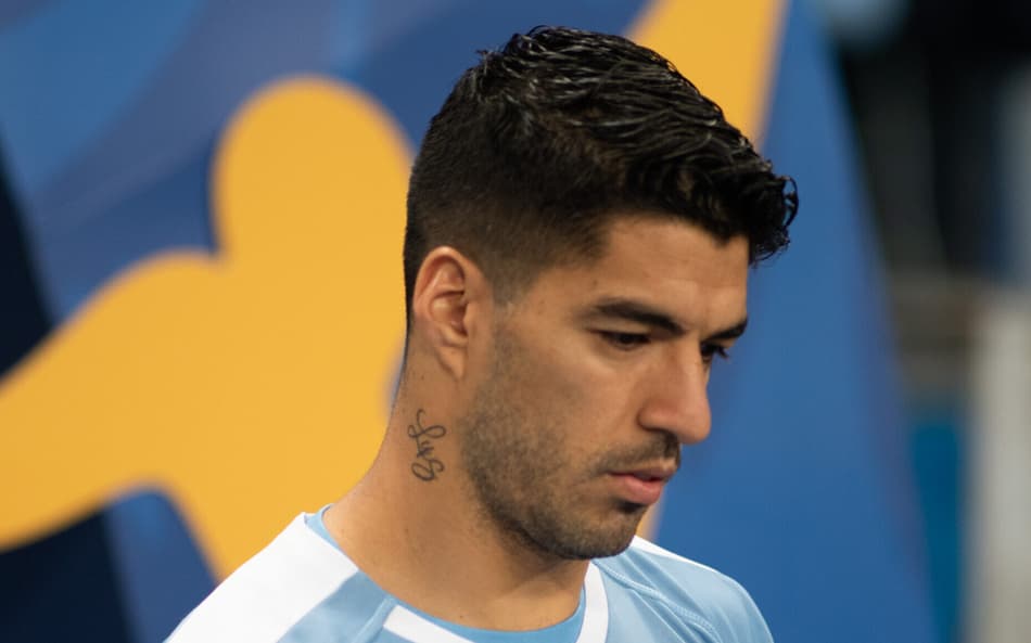 O atacante Luis Suárez defendendo a seleção uruguaia em 2019 (Foto: FramePhoto/Folhapress)