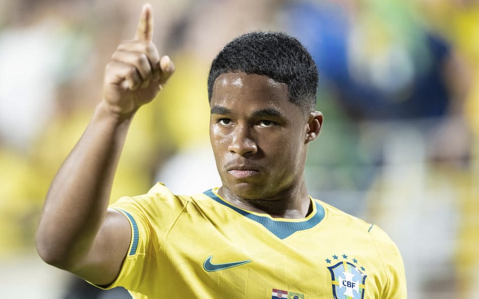 Endrick disputará sua primeira Copa do Mundo pela Seleção Brasileira (Foto: Richard Callis /Fotoarena/Folhapres)