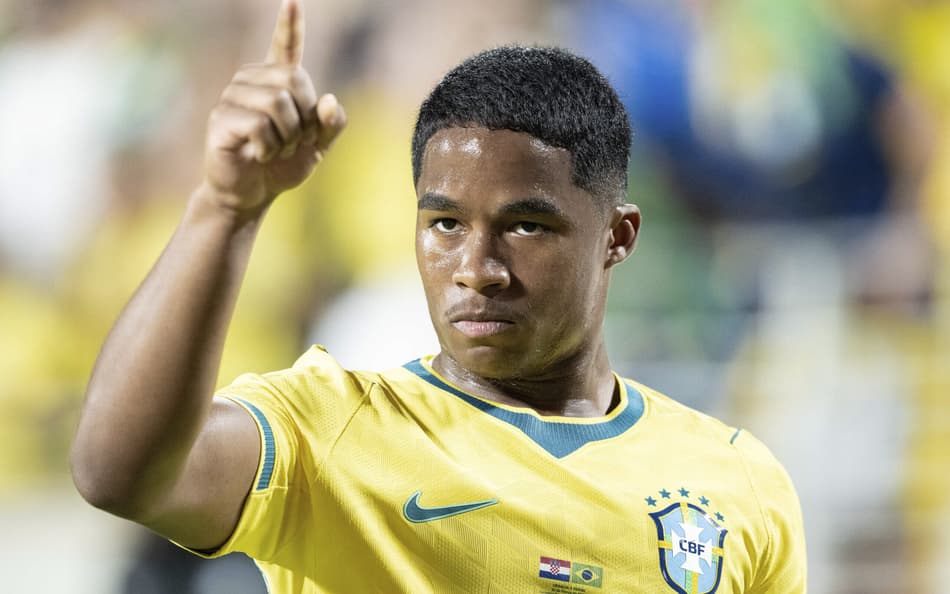 Endrick está na convocação da Seleção Brasileira (Foto: Richard Callis /Fotoarena/Folhapress)