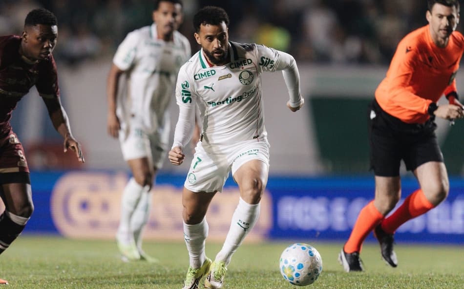 Felipe Anderson foi o destaque de Jacuipense x Palmeiras na Copa do Brasil(Foto: Guilherme Veiga/PxImages/FolhaPress)