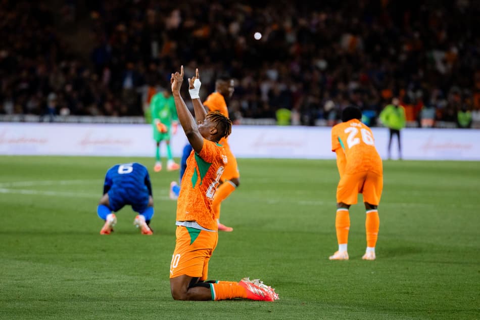 Costa do Marfim disputou amistoso diante da França antes da Copa do Mundo. (Foto: Sports Press Photo / Sports Press Photo/Fotoarena/Folhapress)