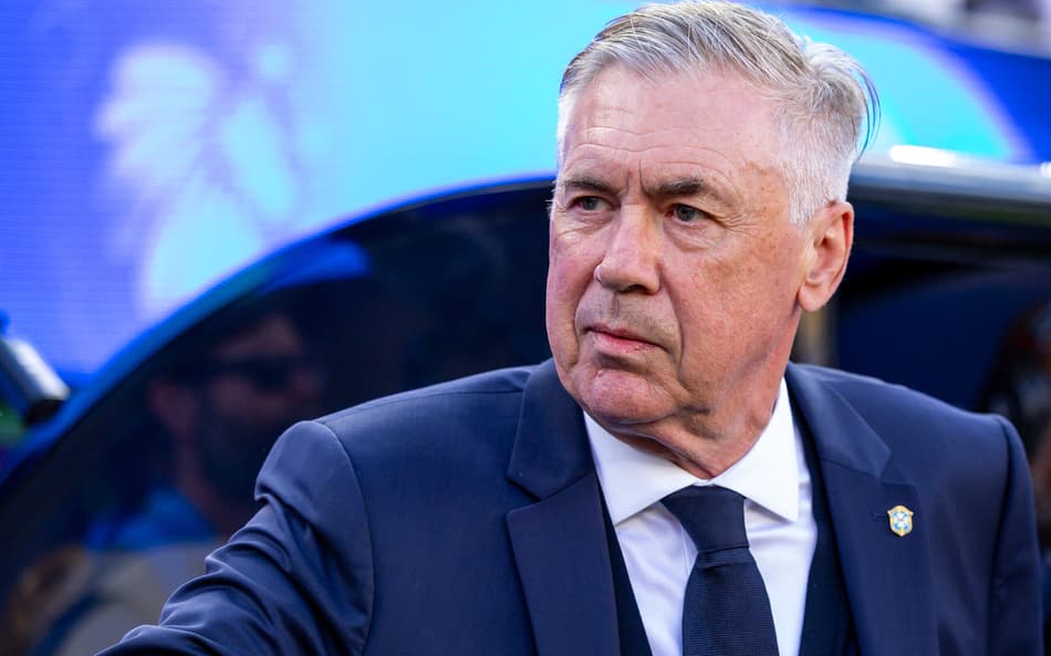 Ancelotti em Brasil x Marrocos (Foto: Rodolfo Buhrer/AGIF/Folhapress)