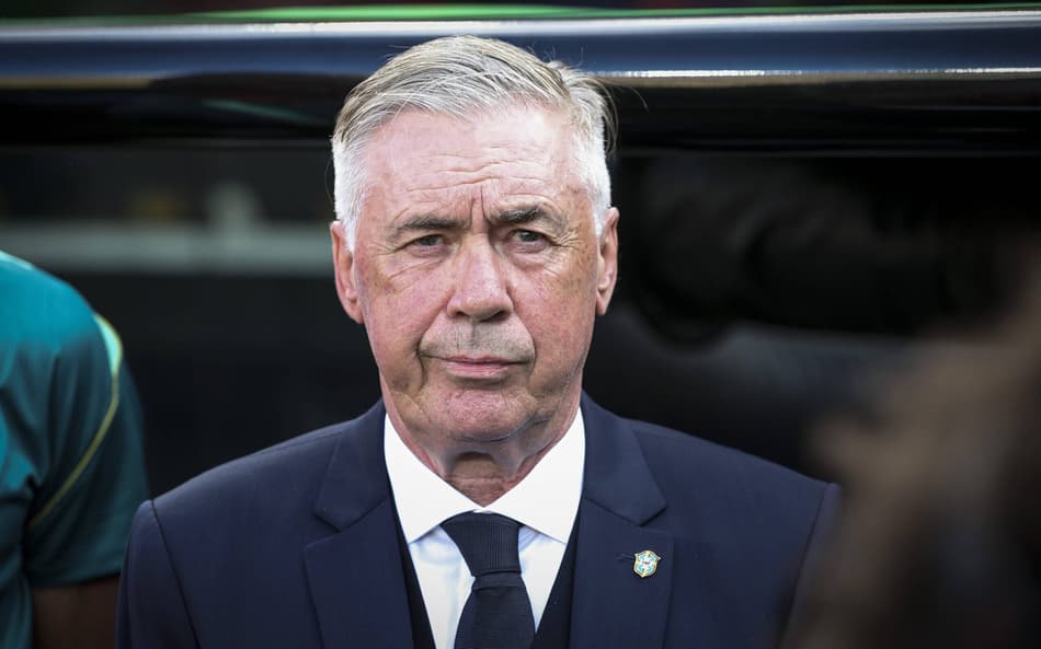 Carlo Ancelotti comanda o Brasil diante do Haiti (Foto: IMAGO/Folhapress)