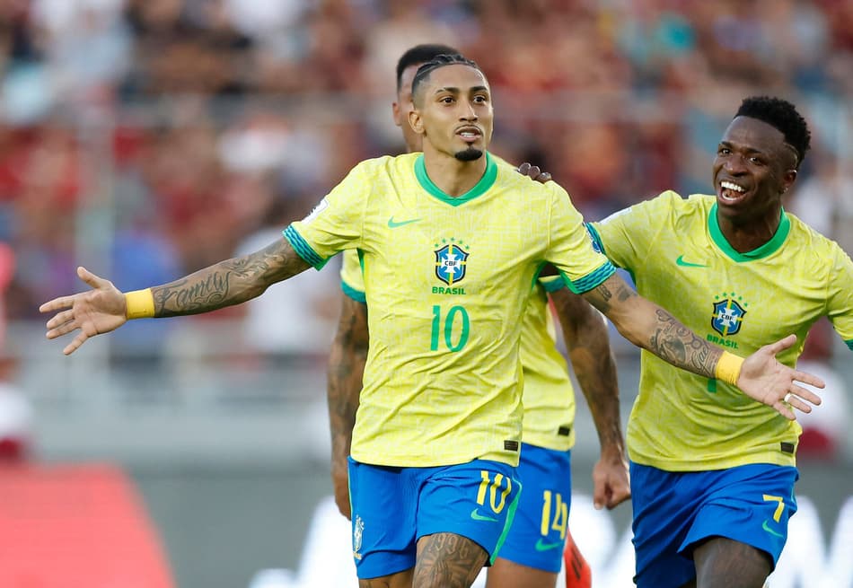 Raphinha é um destaques da Seleção Brasileira (Foto: Rafael Ribeiro/CBF)