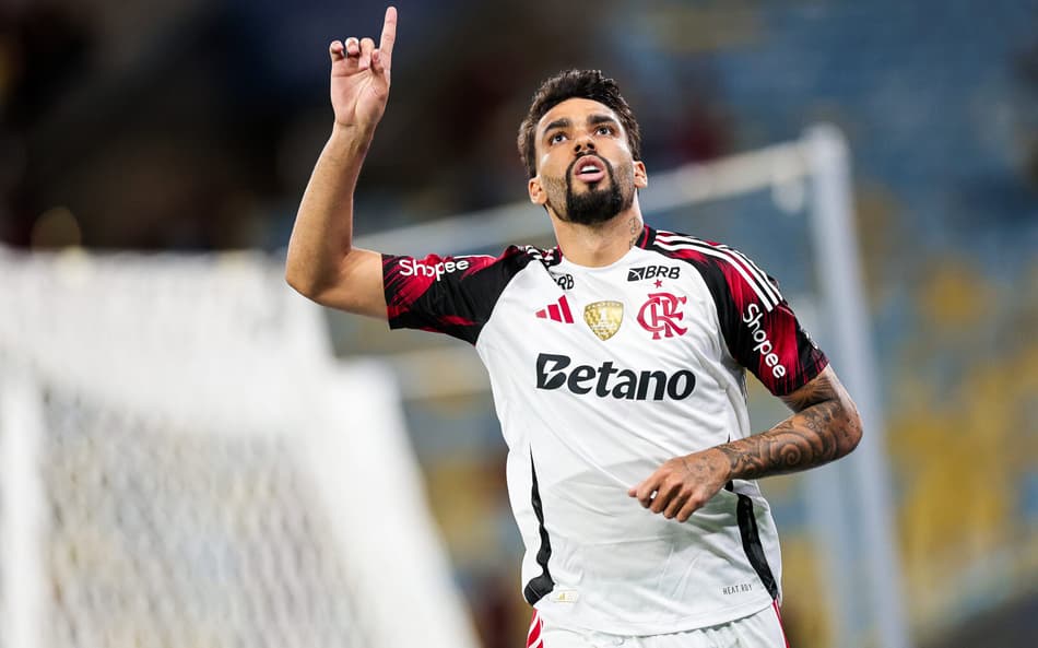 Comemoração de Lucas Paquetá em Madureira x Flamengo (Foto: Gilvan de Souza/Flamengo)