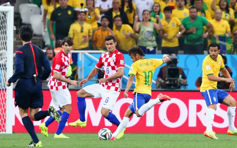 Brasil venceu a Croácia por 3 a 1 na abertura da Copa do Mundo de 2014. (Getty Images)
