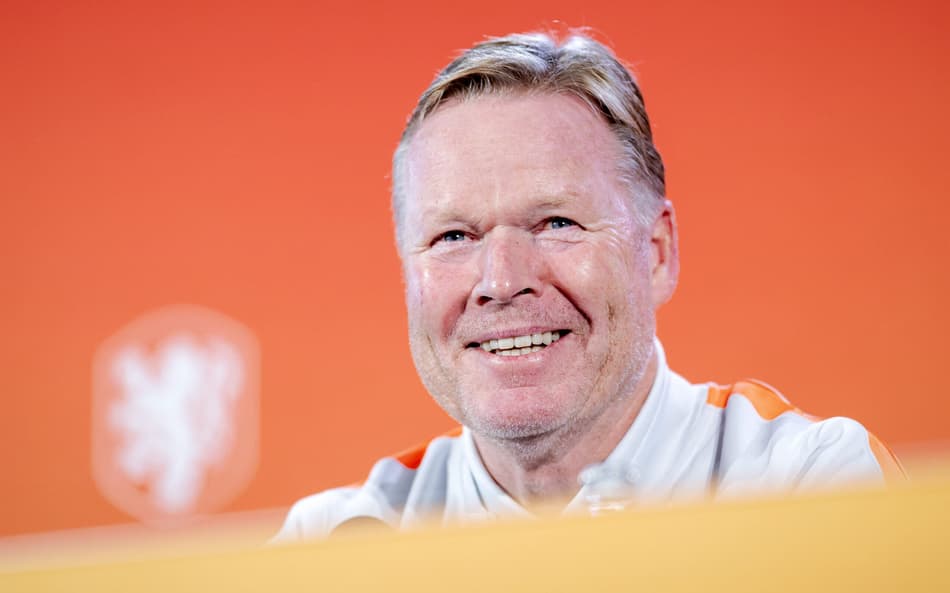 Ronald Koeman, técnico da Holanda (Foto: Robin van Lonkhuijsen / ANP / AFP) /