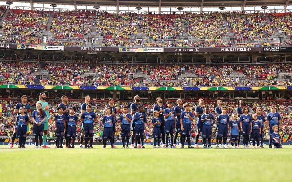 Gol perdido em Brasil x Egito revoltou torcedores. (Foto: Kirk Irwin / GETTY IMAGES NORTH AMERICA / Getty Images via AFP)