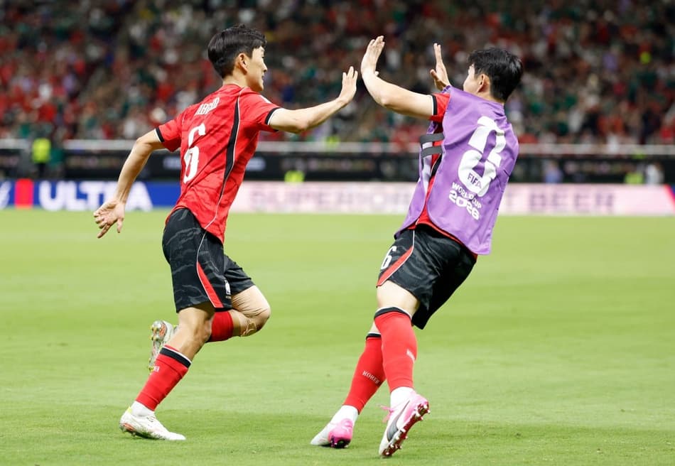 A Coreia do Sul venceu a Tchéquia por 2 a 1 pela Copa do Mundo (Foto: Ulises RUIZ / AFP)