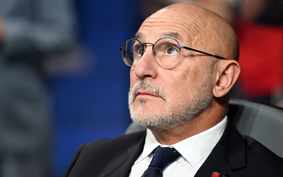 Luis de la Fuente é o técnico da Espanha (Foto: Roberto Schmidt / AFP)