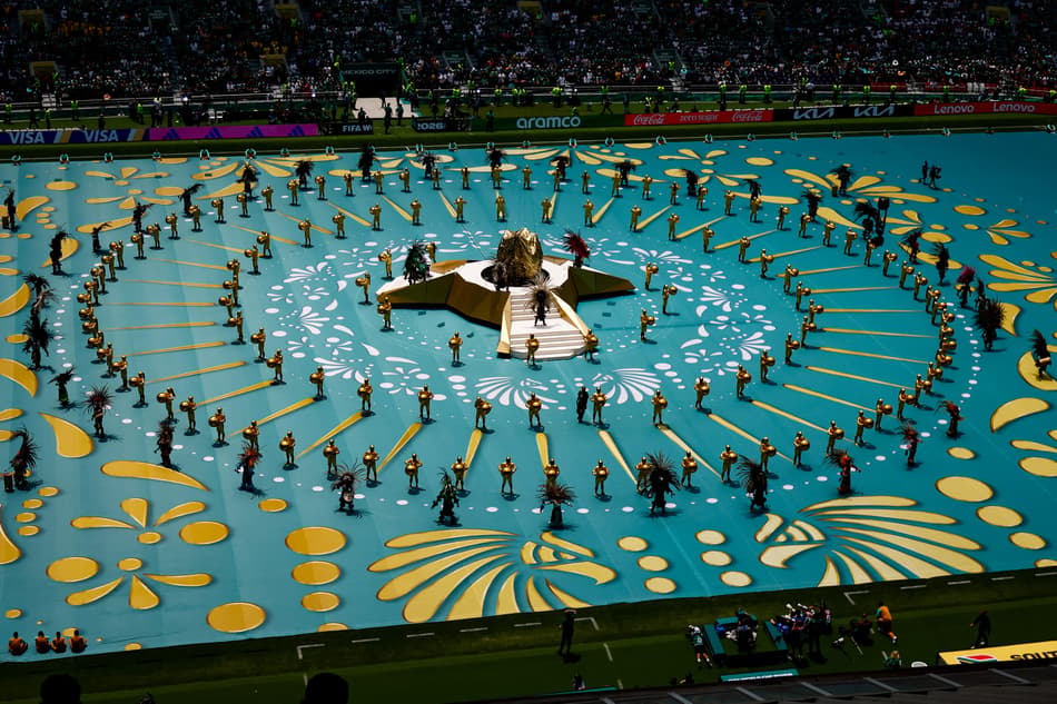 Abertura da Copa do Mundo antes de México x África do Sul
