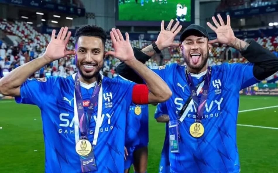 Al dawsari e Neymar (reprodução instagram jogador)