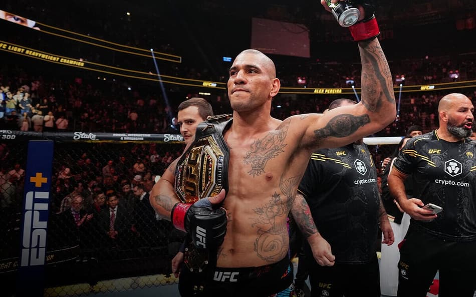 Alex Poatan é bicampeão do UFC (Foto: Divulgação / UFC)