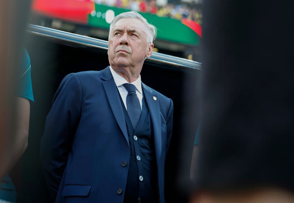 Ancelotti antes de Brasil x Marrocos pela Copa do Mundo (Foto: Rafael Ribeiro / CBF)