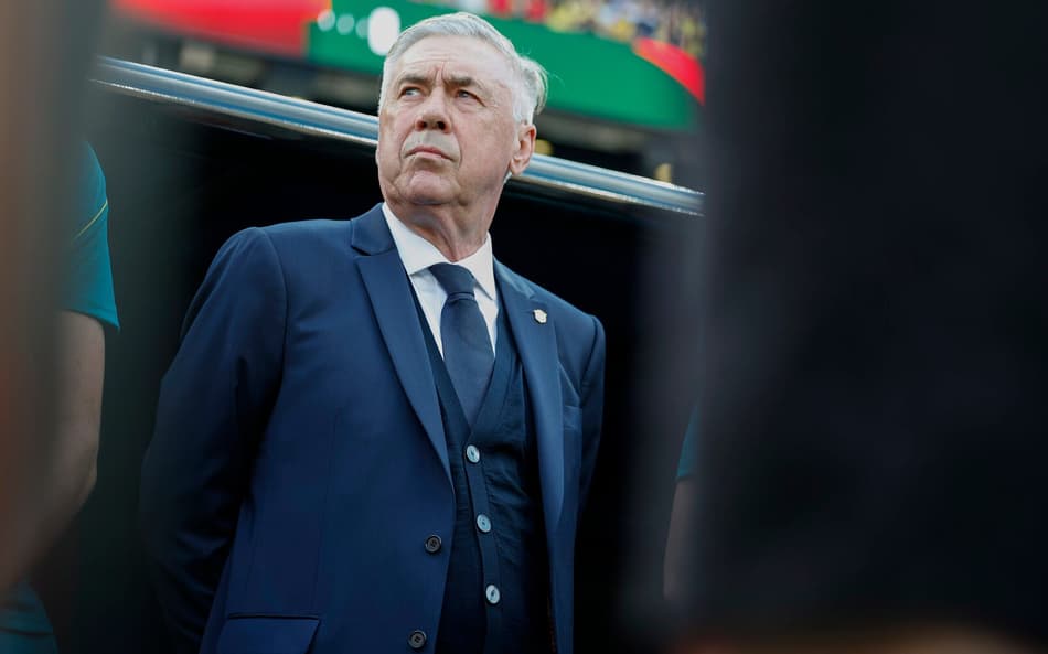 Ancelotti antes de Brasil x Marrocos pela Copa do Mundo (Foto: Rafael Ribeiro / CBF)