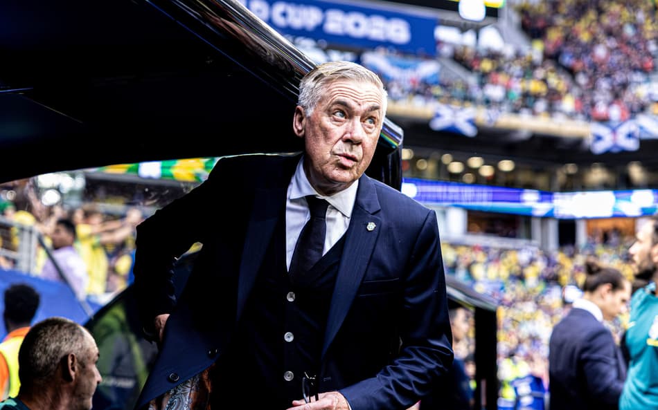 Ancelotti comanda o Brasil diante do Japão