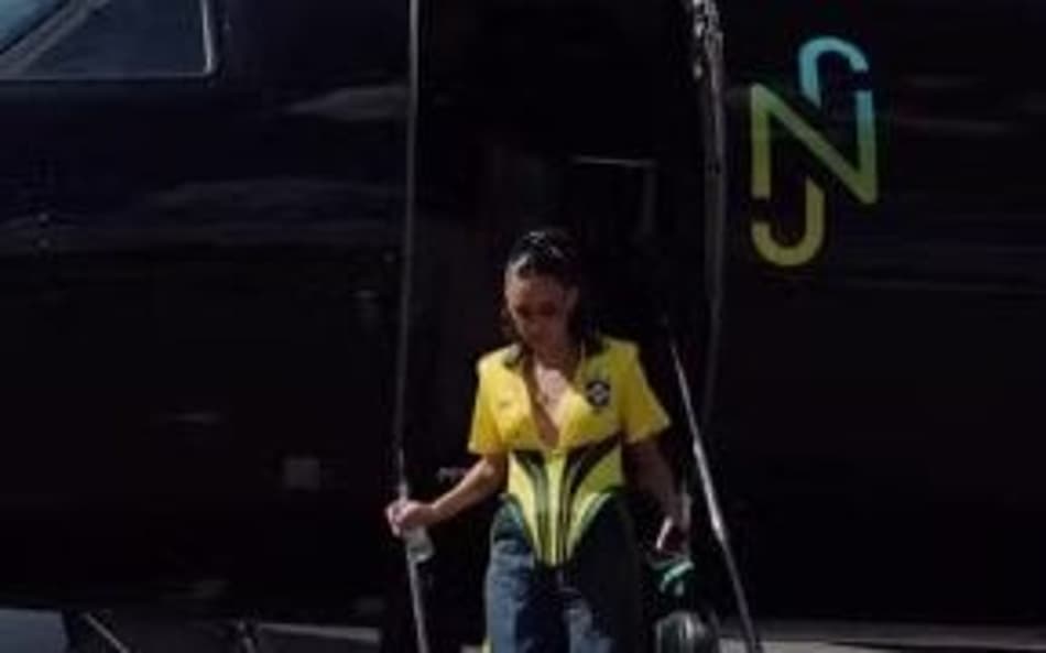 Bruna Biancardi no avião de Neymar. (Foto: Divulgação/ Instagram)