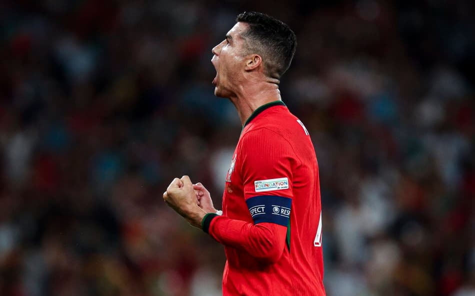 Cristiano Ronaldo na partida de Portugal e Escócia pela fase de Grupos da Liga das Nações 2024 (Foto: FPF)