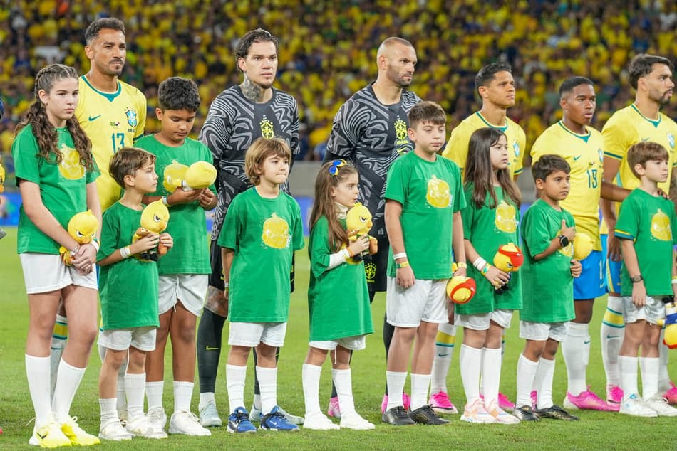 Ederson e Weverton em amistoso entre Brasilo x Panamá no Maracanã - Seleção Brasileira
